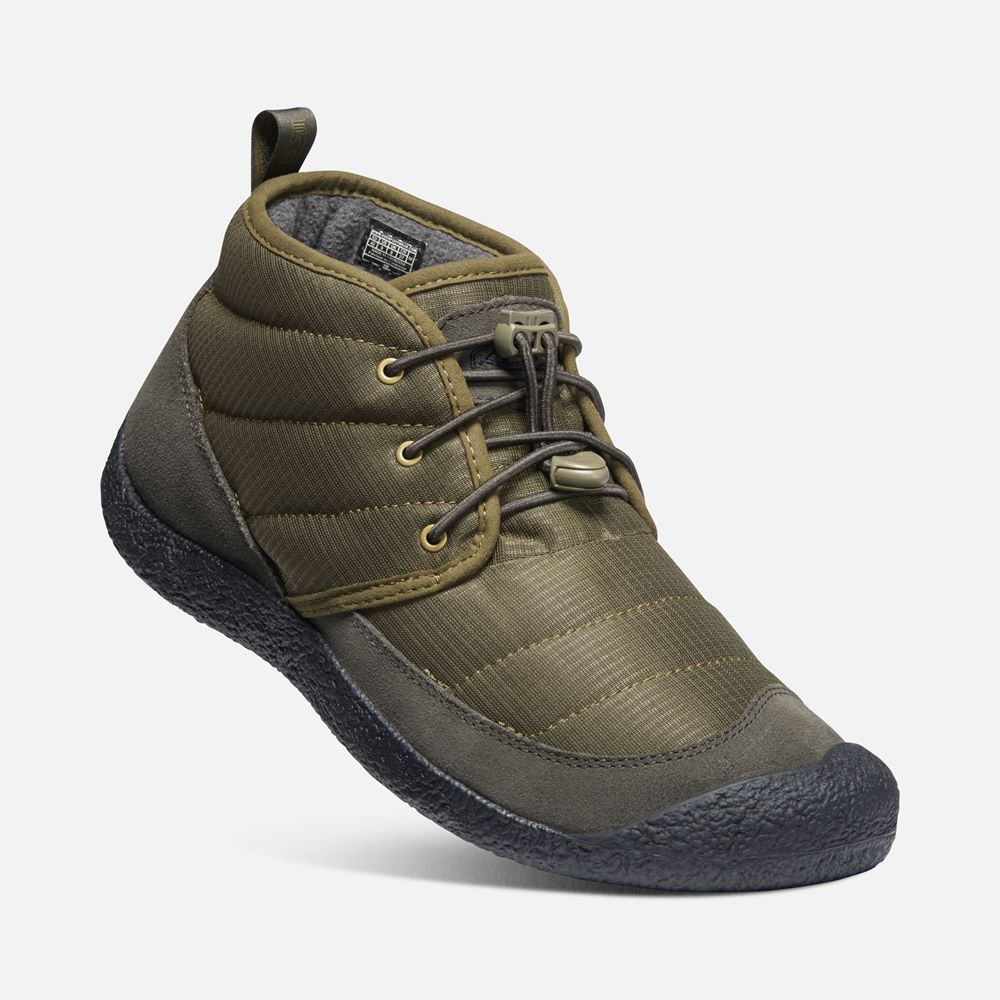 Bottes Chukka Keen Homme Vert Olive/Noir | Howser Ii | TESFC-4568